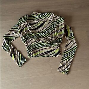 Striped Long Sleeve Women's Top